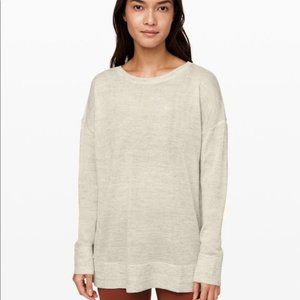 Lululemon Well Being Linen Blend Sweater